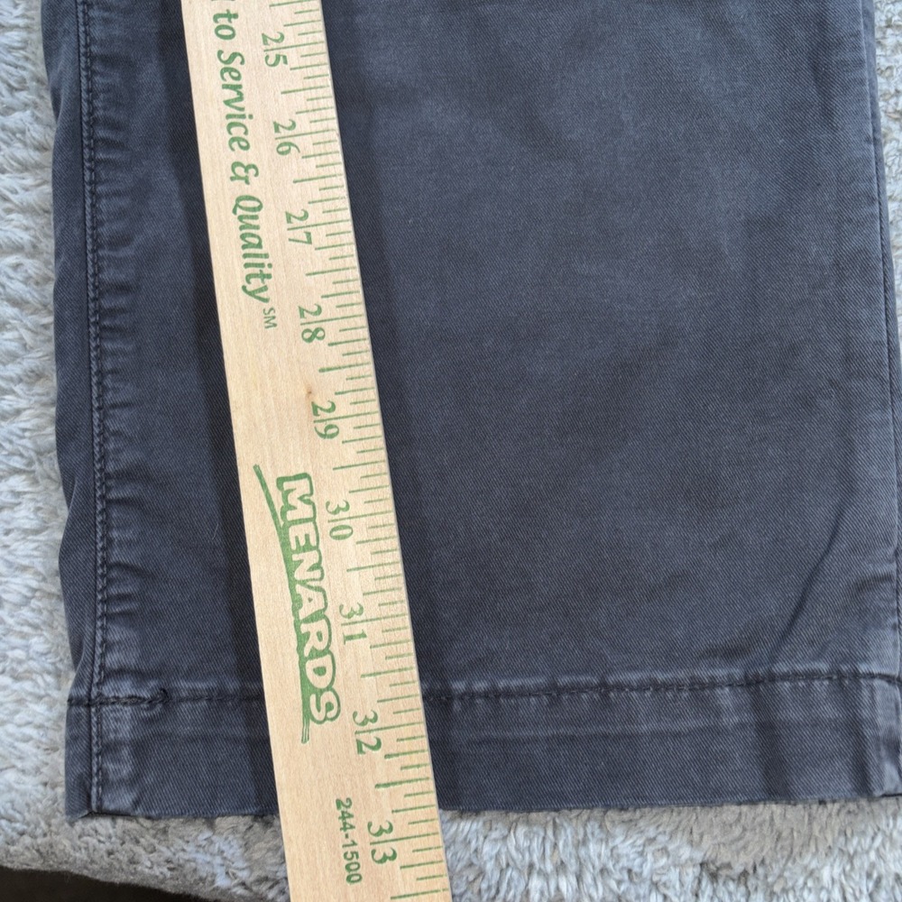 American Eagle Flex Mens Dk Gray Stretch Chino Flat Front Pants Sz 36x34 - Picture 4 of 13